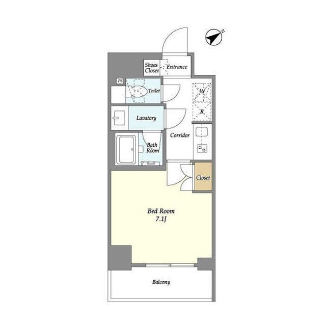 市谷台町坂フロント 0409 間取り図