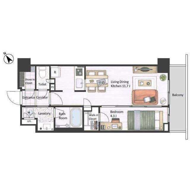 市谷台町坂フロント 0704