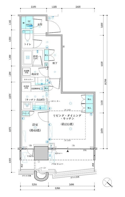 パークタワー勝どき ミッド棟 925