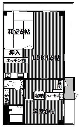 コート上池台 101 間取り図