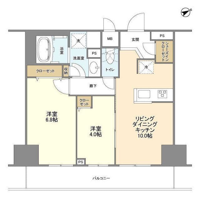 BLESS蔵前 0810 間取り図