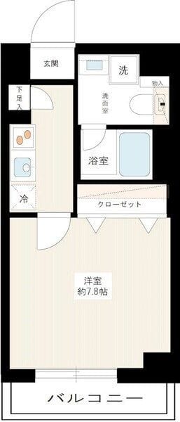 AZEST矢口渡 407 間取り図