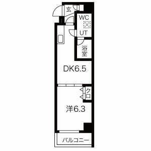 メインステージ板橋WEST 505 間取り図