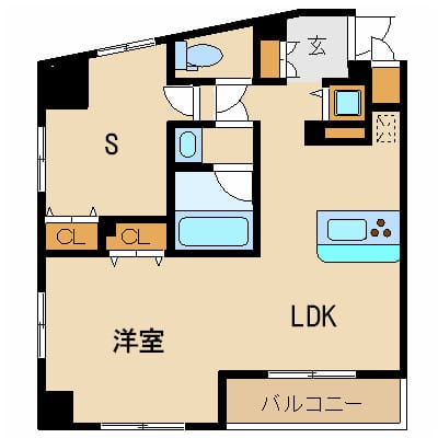 プレサンス本駒込アカデミア 101 間取り図