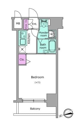 レジディア銀座東 0203