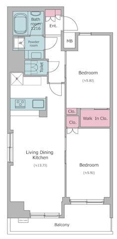 レジディア銀座東 1007