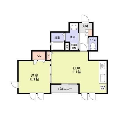 Coco Chocolat 101 間取り図