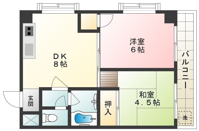 ファミリスタ 401 間取り図