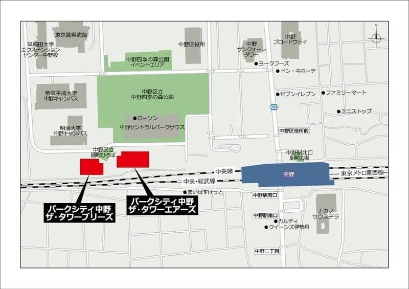 パークシティ中野 ザ タワー ブリーズ 1711