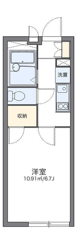 レオパレスクリムゾン矢口 301 間取り図