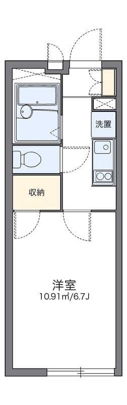 レオパレスクリムゾン矢口 302 間取り図