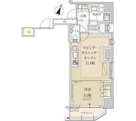 パークアクシス赤坂見附 1301