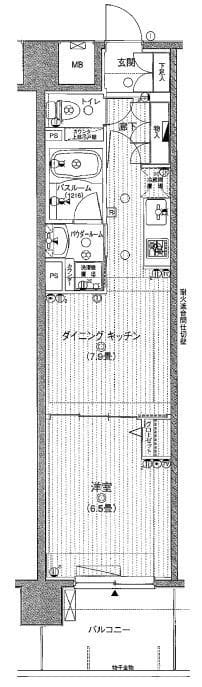 LA.PRYLE新横浜 527 間取り図