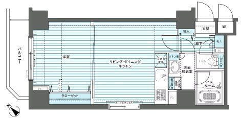 フェニックス新横濱参番館 1004 間取り図