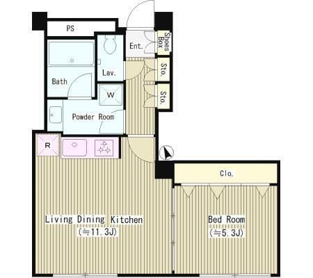 高橋マンション 104 間取り図