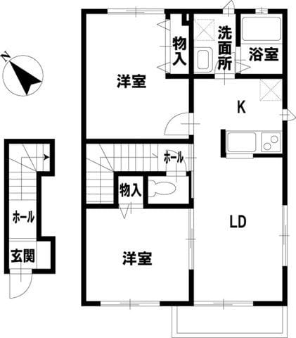 グランボヌール 201 間取り図