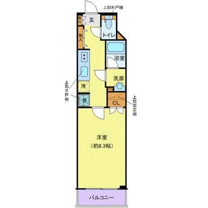 ディアレイシャス蔵前ステーションフロント 502 間取り図