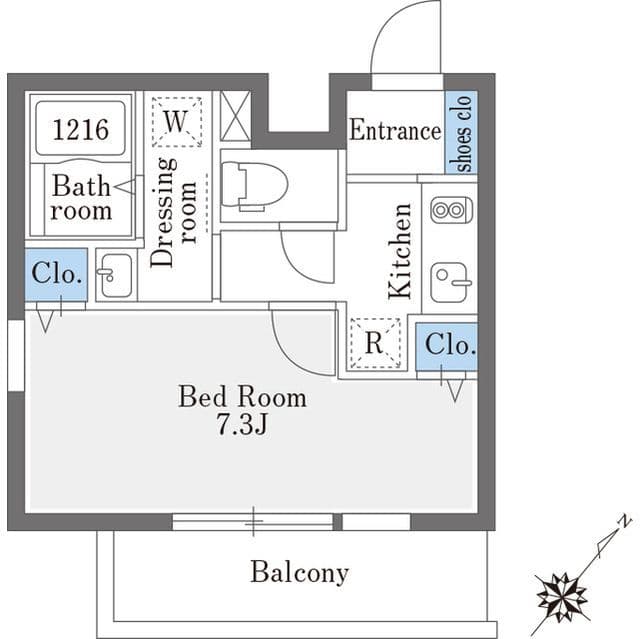 La Douceur巣鴨East 106 間取り図