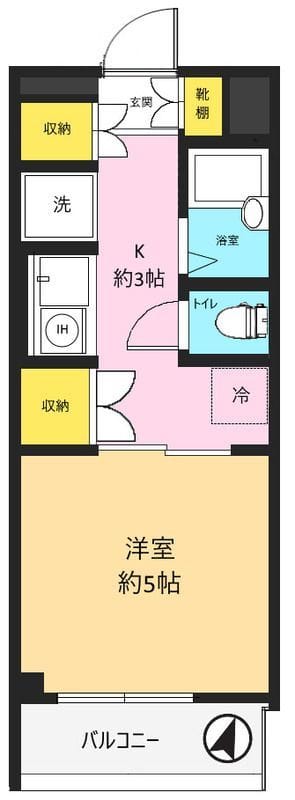 リバティヒルズ 303 間取り図