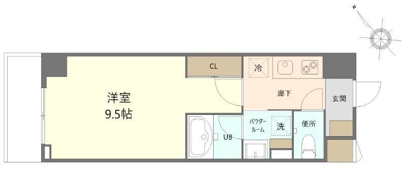 グレース K.K 103 間取り図