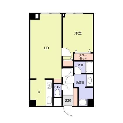 綾東ヴィレッジ弐番館 202 間取り図