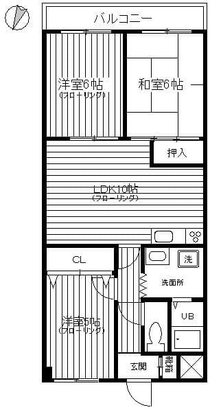 A-309 302 間取り図