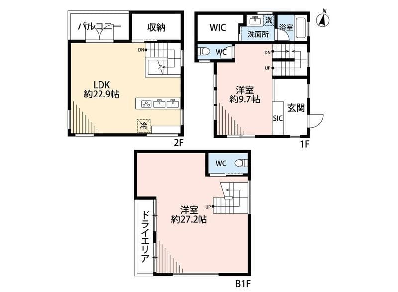 八雲五丁目戸建 55万円/なし/なし 間取り図