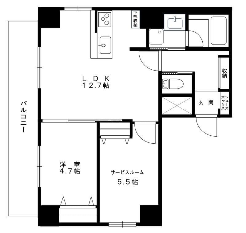 Paulownia Valley-take12大口通 601 間取り図