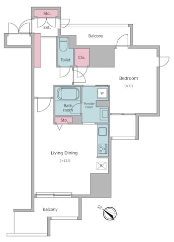 レジディア中延 1405