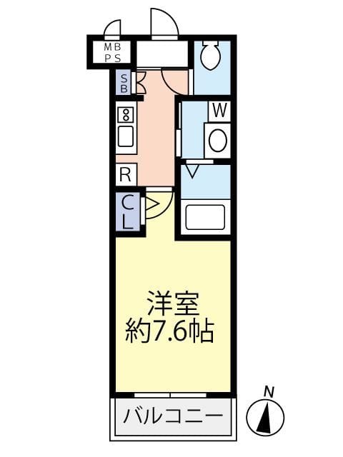 グランヴァン多摩川 0203 間取り図