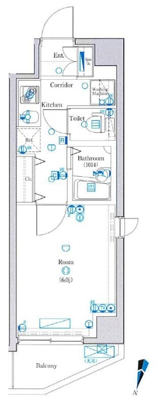 クレイシア西小山 601