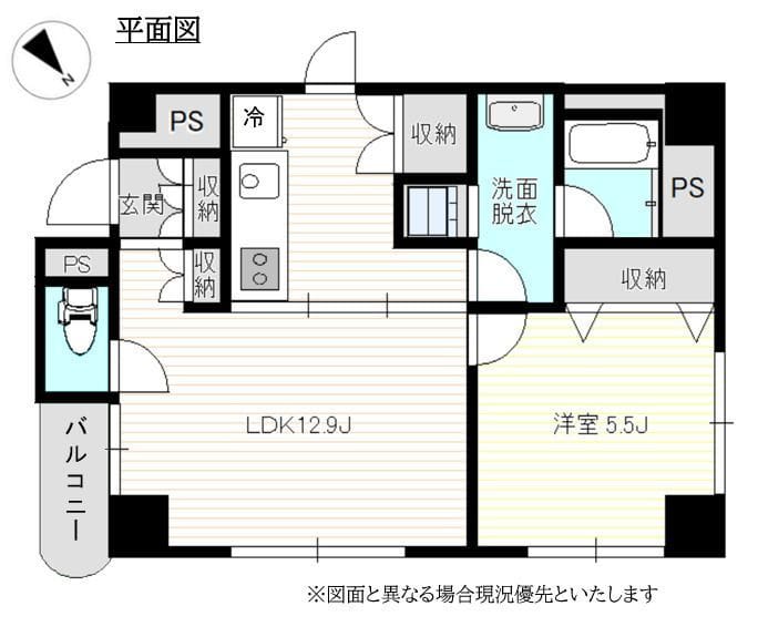 アーバンステージ上野 203 間取り図