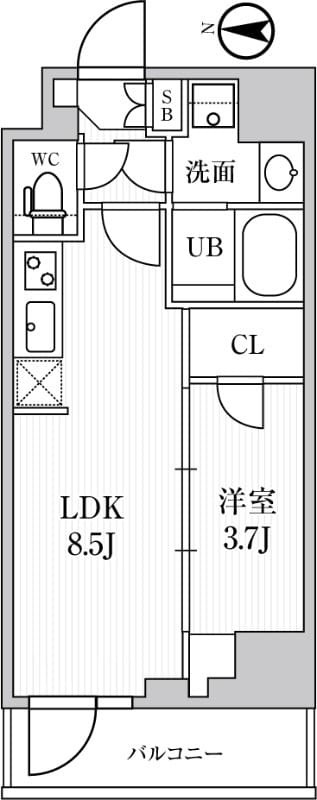 シーズンフラッツ住吉 604