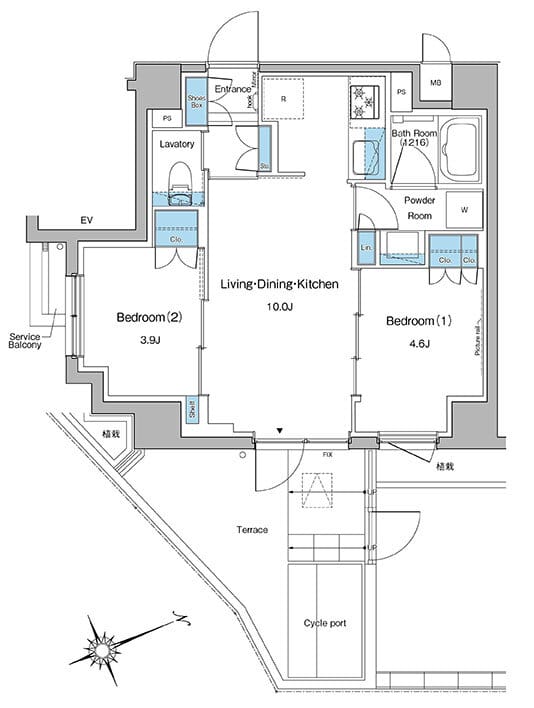 ルフォンプログレ中野坂上 105
