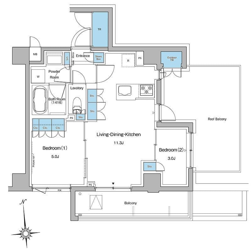 ルフォンプログレ中野坂上 603