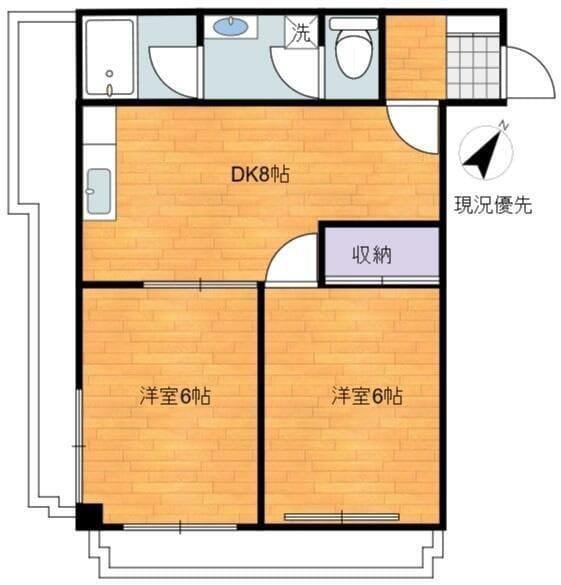 第二若木コーポ 703