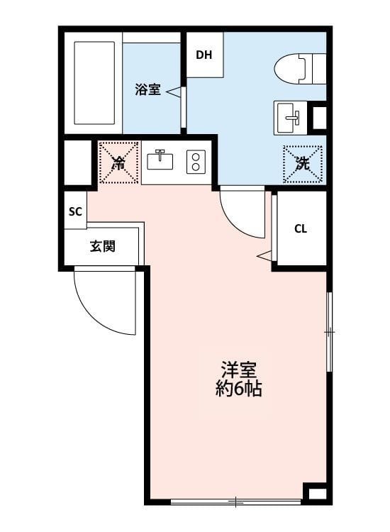 NOZOMI TERRACE 101 間取り図