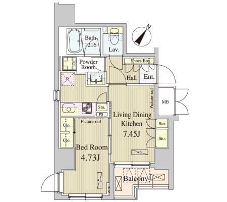 コートラクリア人形町 1005