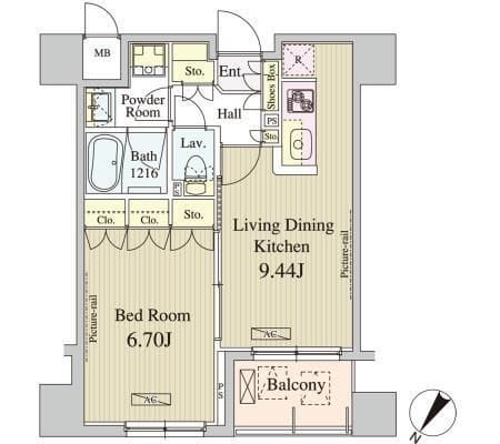 コートラクリア人形町 303
