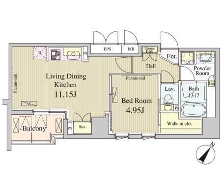 コートラクリア人形町 806