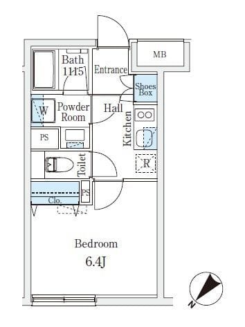 CREATIF学芸大学 203 間取り図