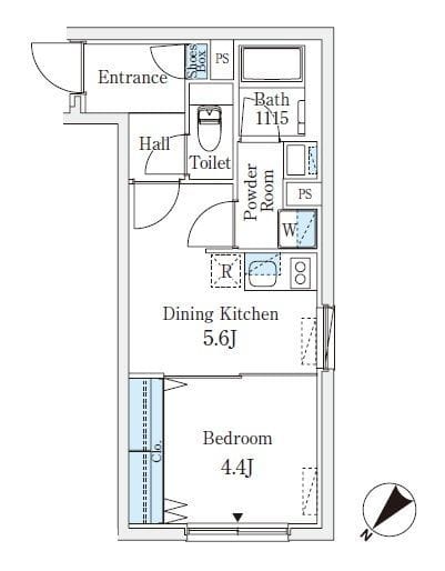CREATIF学芸大学 205 間取り図