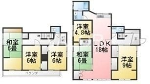 今井町戸建 1 間取り図