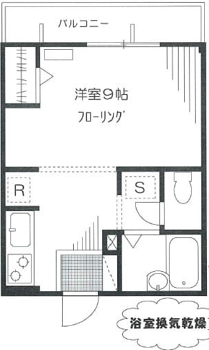 Neue Burg東十条 204 間取り図