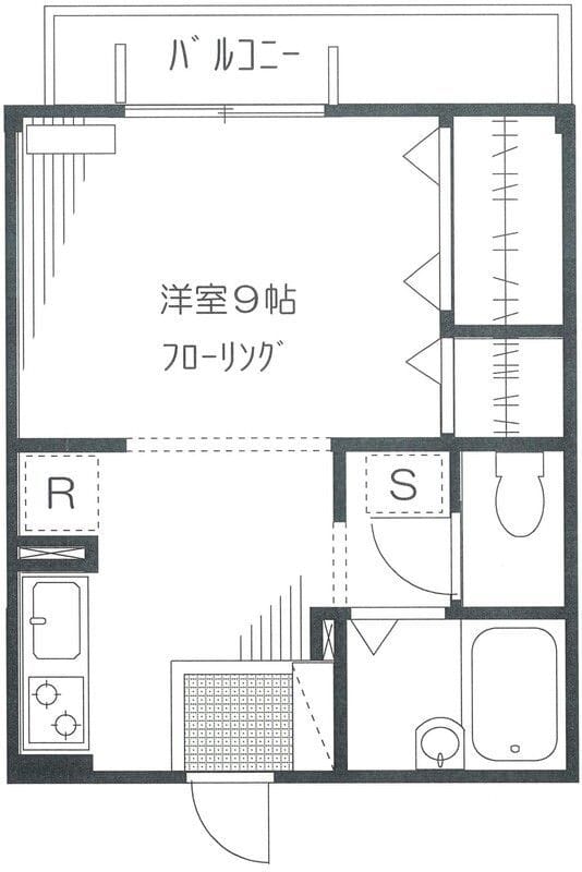 Neue Burg東十条 302 間取り図