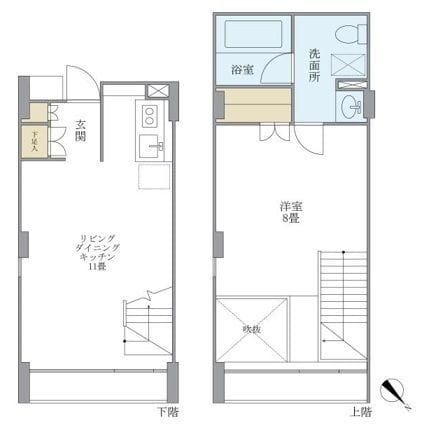 KDXレジデンス自由が丘 307 間取り図