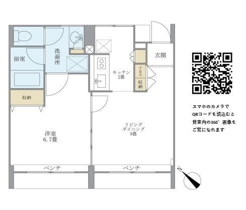 KDXレジデンス自由が丘 506 間取り図