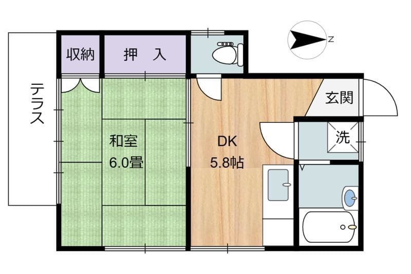荏原6丁目アパートの写真