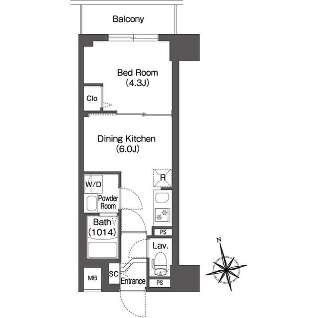 コンフォリア・リヴ品川南大井 505
