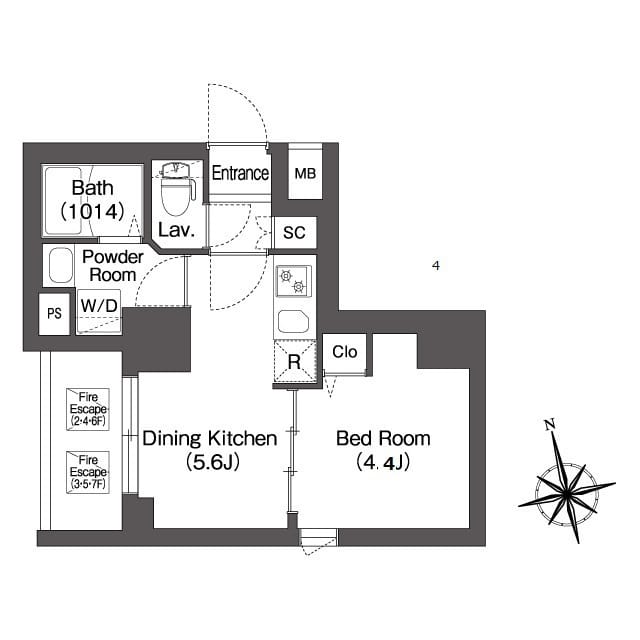 コンフォリア・リヴ品川南大井 601